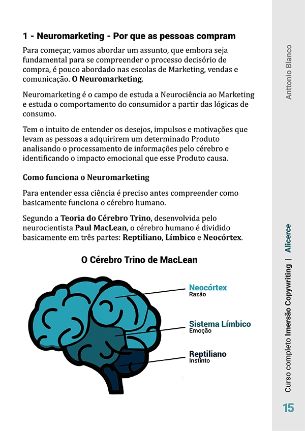 Curso Imercao Copywriting Neuromarketing | Curso Copywriting